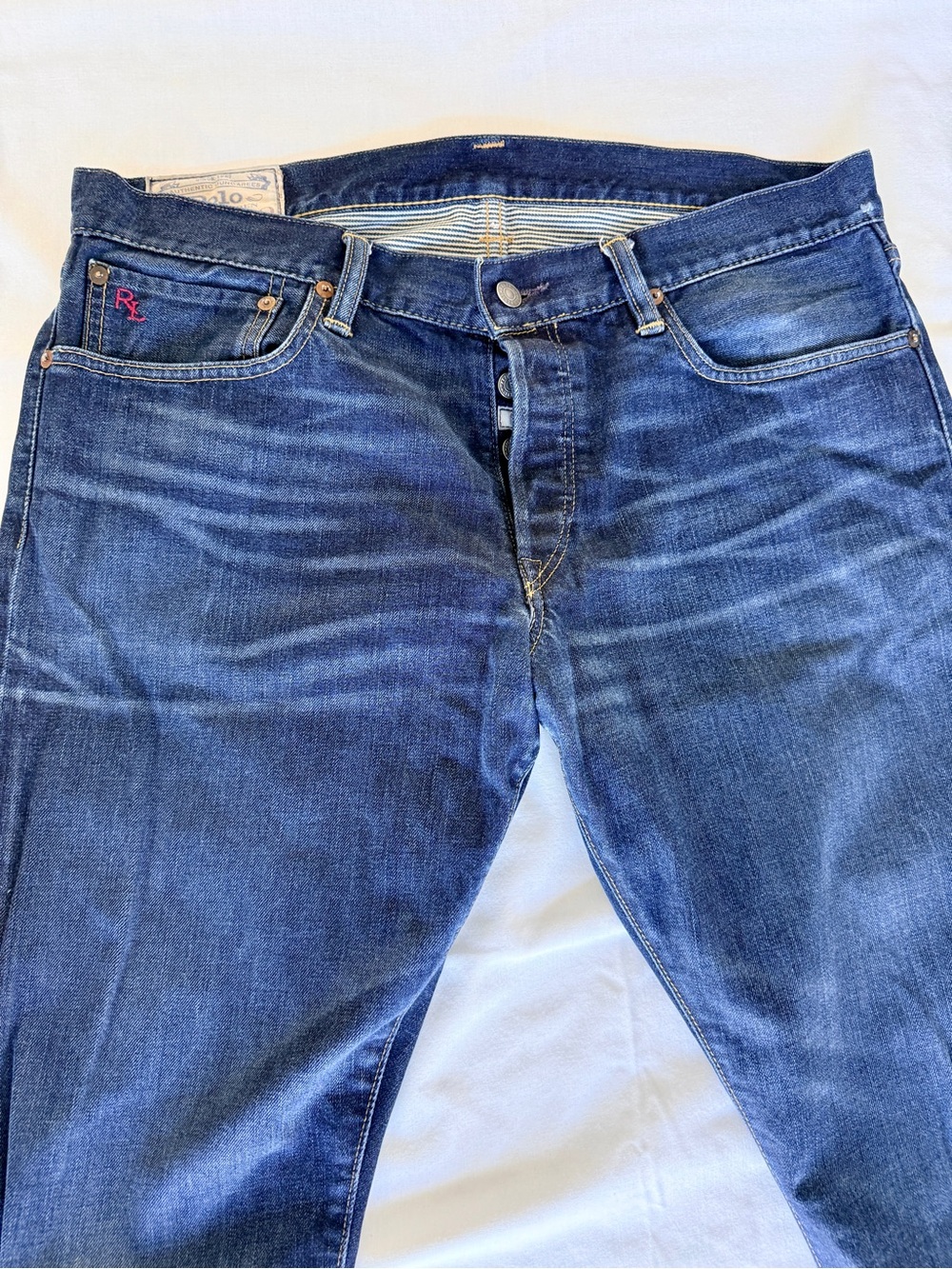 Polo Ralph Lauren Sullivan Slim Jeans Men’s 36x32 Indigo Blue Denim